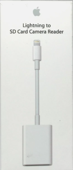 Apple MJYT2AM/A Lightning to SD Card Camera Reader - White (OPEN BOX)