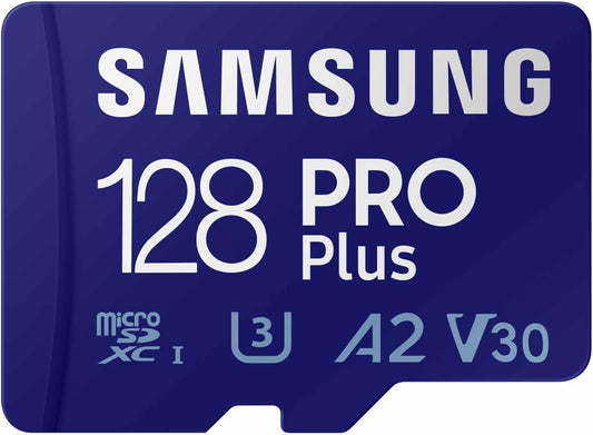 128GB Samsung Pro Plus+ Adapter microSDXC Memory Card (OPEN BOX)