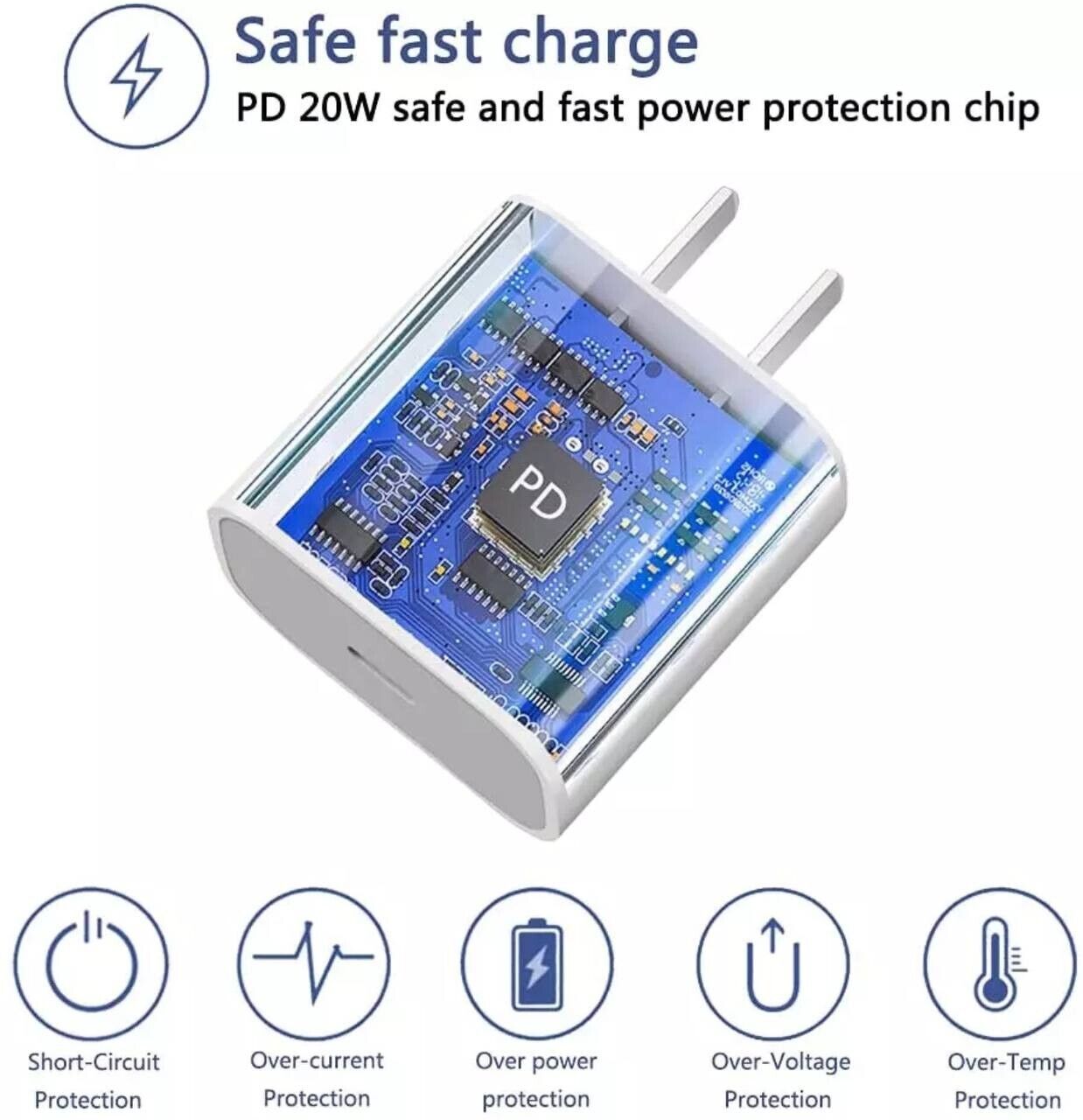 4-Port USB-C Charger: 20W Fast Charging for Your Favorite Devices