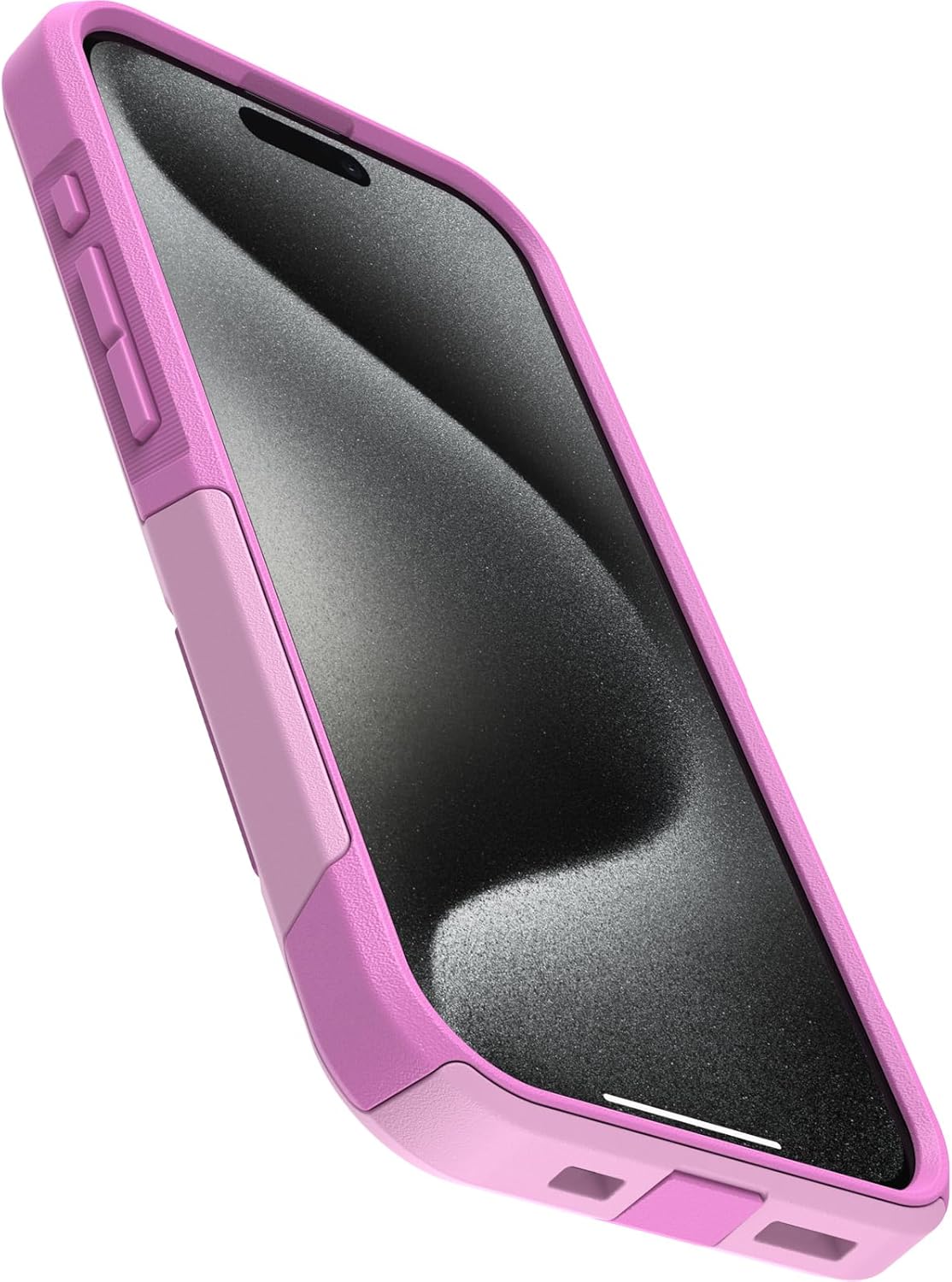 OtterBox Case for iPhone 15 Pro (Only) Commuter Series - Run Wildflower (Pink) (OPEN BOX)