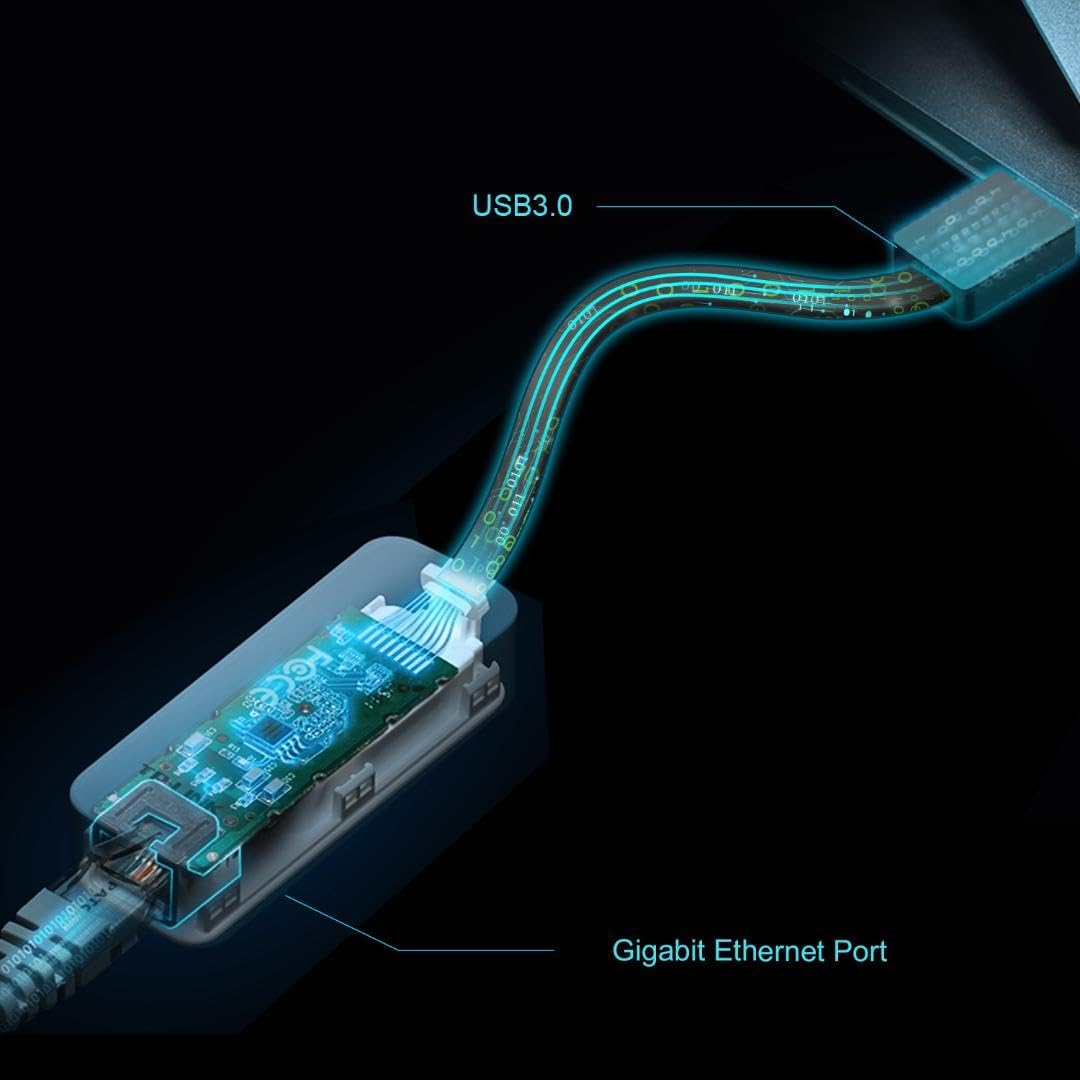 TP-Link USB to Ethernet Adapter (UE306) Supports Nintendo Switch (OPEN BOX)