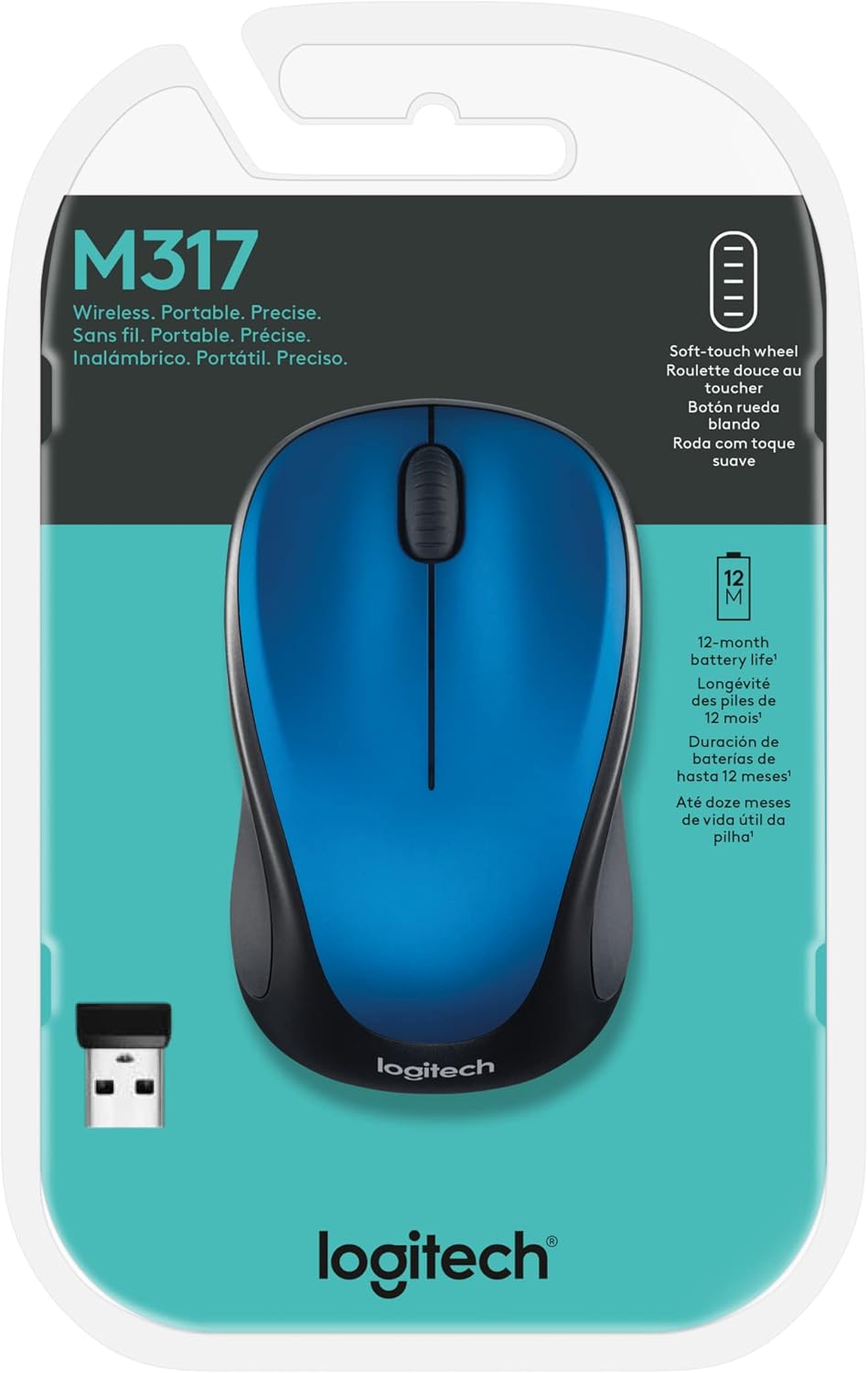 Logitech Mouse inalámbrico M317 (OPEN BOX)