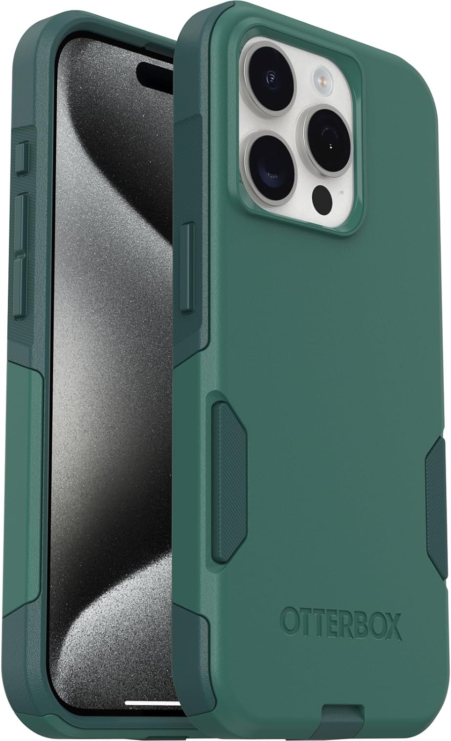 OtterBox Commuter Series iPhone 15 Pro Case (Only) - Get Your Greens (OPEN BOX)