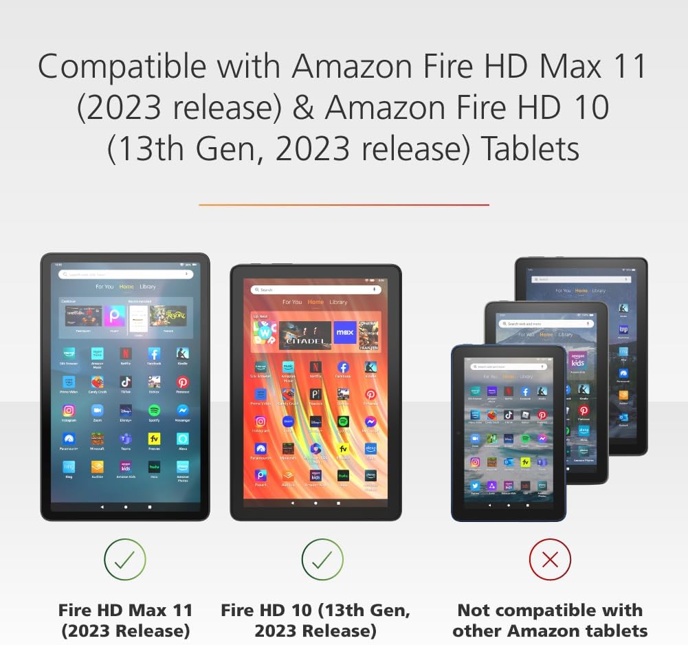 Made for Amazon Stylus Pen for Fire Max 11 Tablet (2023 Release) & Amazon Fire HD 10 (13th Generation, 2023 Release) (OPEN BOX)