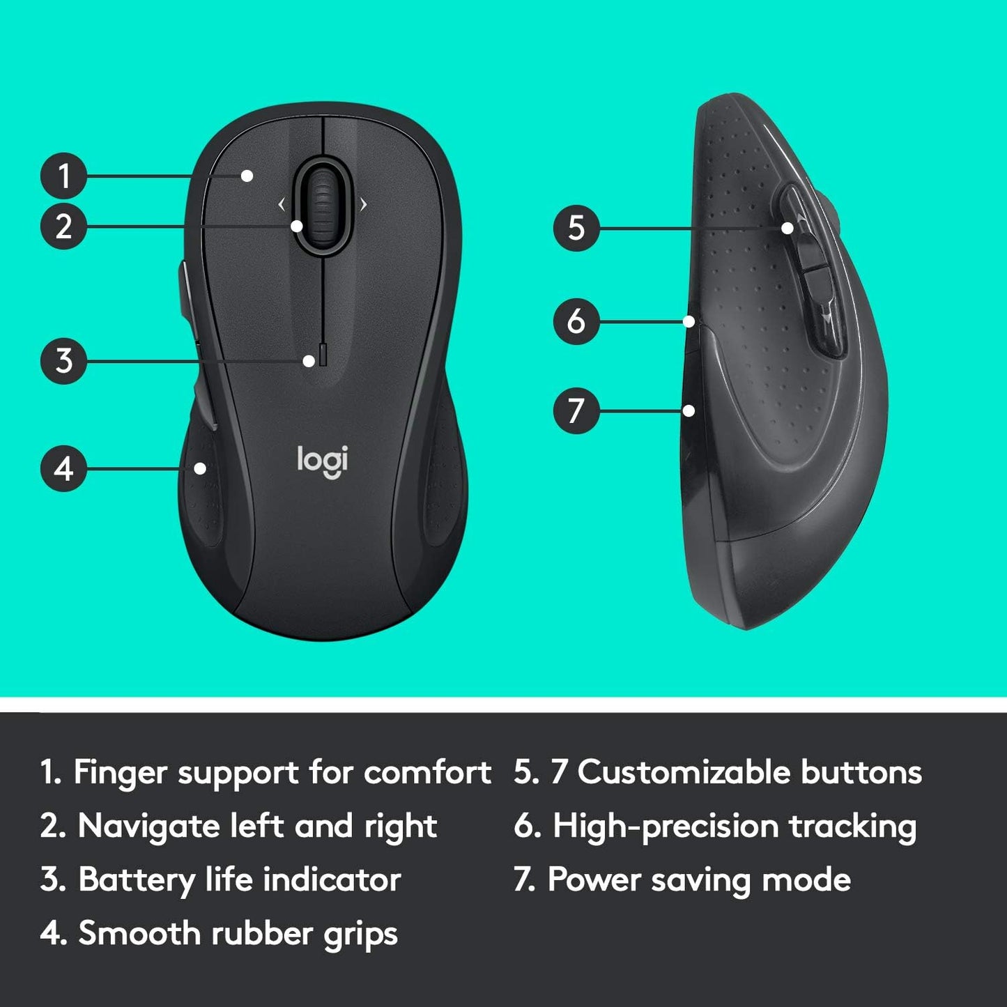 Logitech M510 - Wireless Mouse (OPEN BOX)