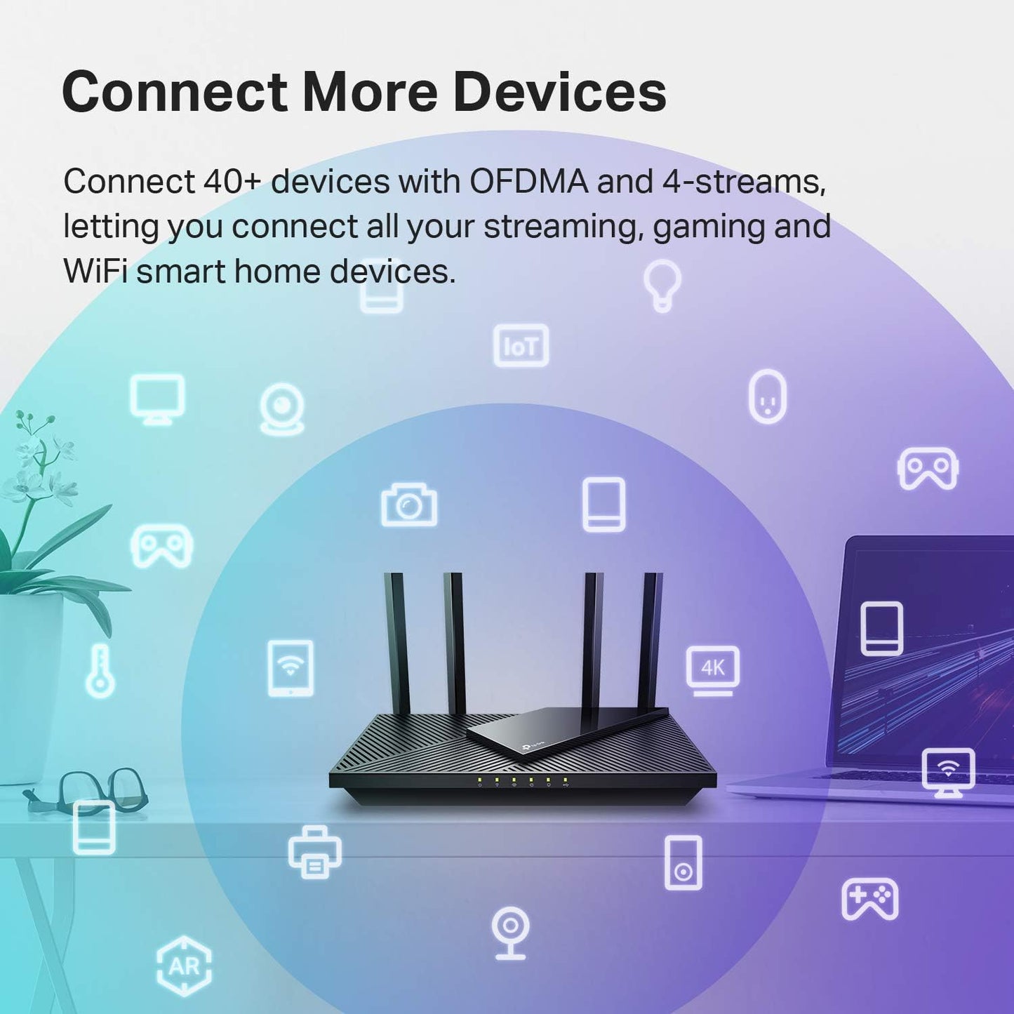 TP-Link AX1800 WiFi 6 Router V4 (Archer AX21) – Dual Band - OPEN BOX