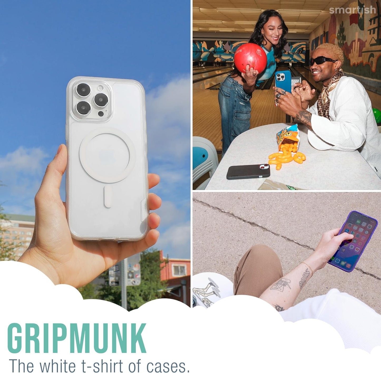 Smartish Gripmunk - Magnetic Case for iPhone 15 (OPEN BOX)