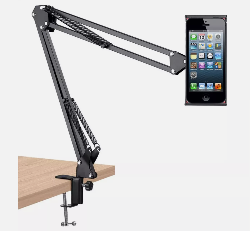 Tablet Holder Mount Stand Rack 360° Flexible Arm Desk Bed for 4-10.6" iPad Phone